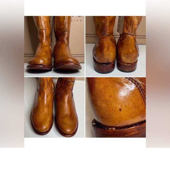 BED|STU NWT beautiful Tess Windsor Tan Glaze Distressed Tall Riding Boot - Picture 8 of 10
